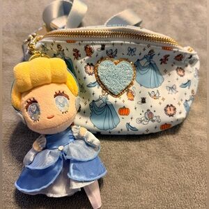 Stoney Clover Lane Cinderella Fanny Pack with Plush Keychain!